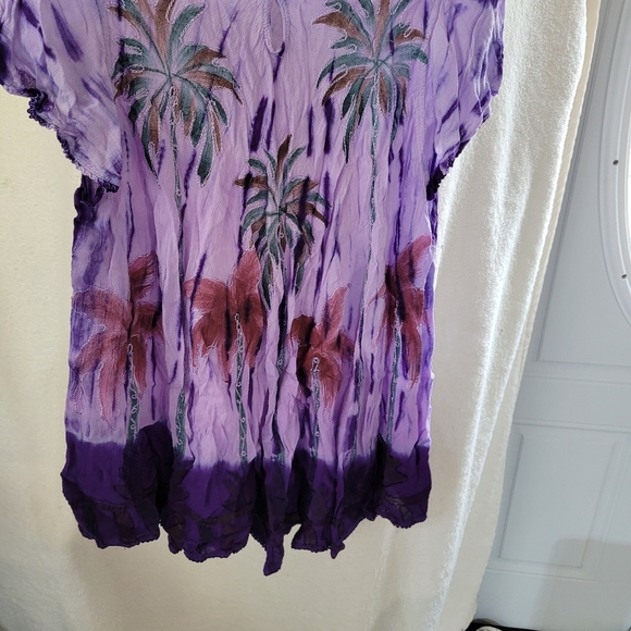 (912) Anjili MR, Size 40, Purples colors, very pretty Top, Blouse, - Picture 4 of 11